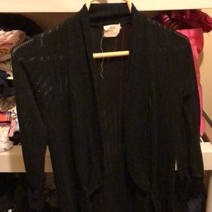Black cardigan